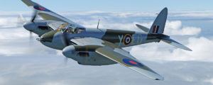 DH-98 Mosquito in flight.
