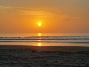 Sunset at the beach
