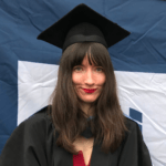 A picture of me in my graduation robes.