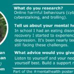 My 100 voices post as part of a mental health poster series.