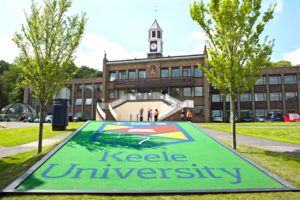 An image showing the library of Keele University.