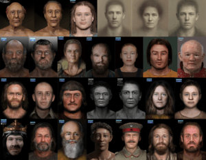 Facial depictions from Face Lab
