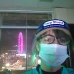 Photograph of me in PPE